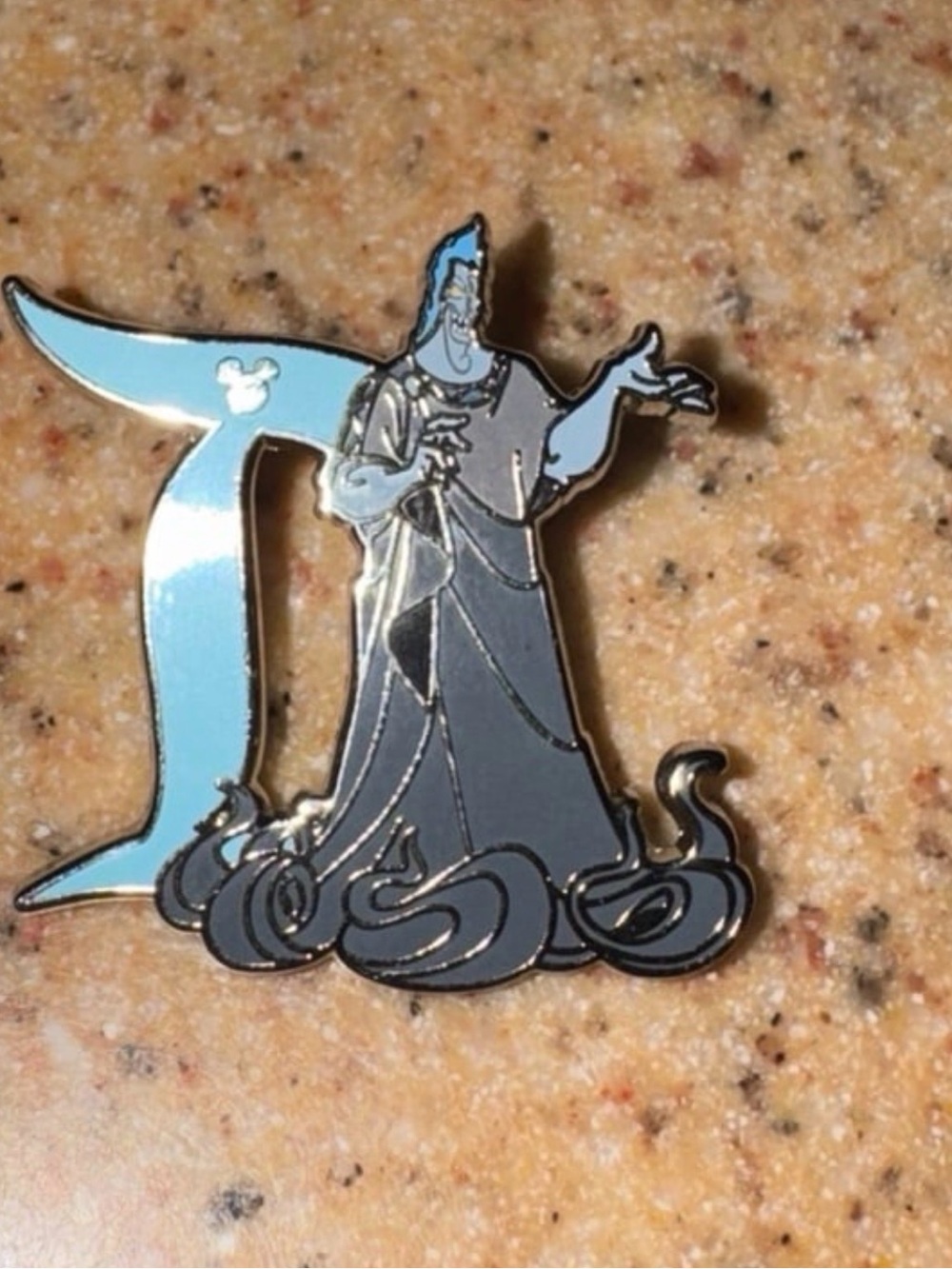 Disney Villains Hades D Enamel Pin - Blue and Black 2024